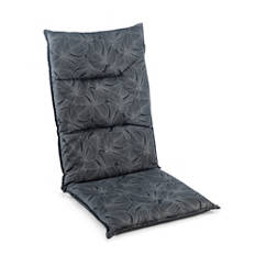Coussin pour fauteuil à dossier haut, gris anthracite