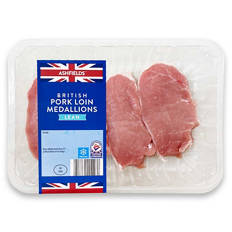 British Lean Pork Loin Medallions