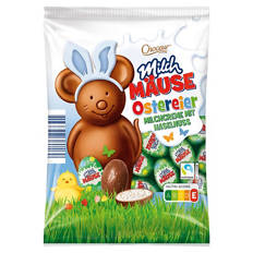Milchmäuse Ostereier 130 g, Milch Haselnuss