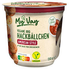 Vegane Snacks 150 g, BBQ-Bällchen