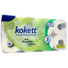 Recycling-Toilettenpapier, 3-lagig