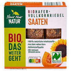 Bio-Hafervollkorn-Riegel 105 g, Saaten