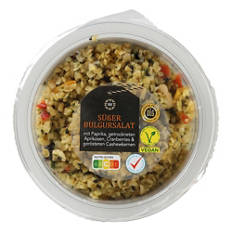 Orientalischer Salat, Bulgur, Paprika, Aprikosen, Cranberries