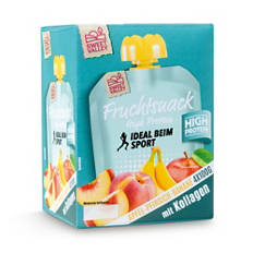 Protein Pouches, Apfel-Banane-Pfirsich