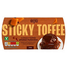 Sticky Toffee Sponge Puddings 2 Pack