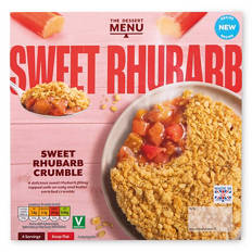 Sweet Rhubarb Family Crumble