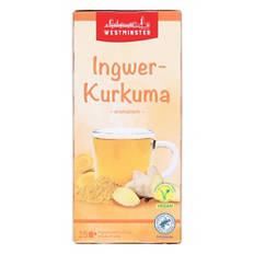 Mélange de thé au gingembre, gingembre et curcuma