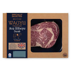 100% British Beef Wagyu Ribeye Steak