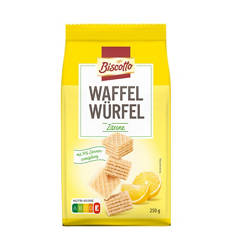 Waffel Würfel 250 g, Zitrone