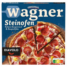 Steinofenpizza 350 g, Diavolo