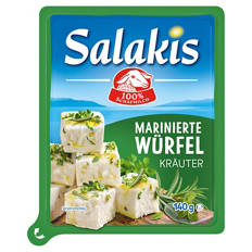 Salakis Marinierte Würfel 140 g, Kräuter