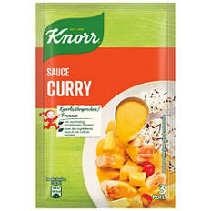 Trio de sauces, curry