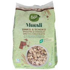 Klassisches Müesli, Dinkel & Schokolade