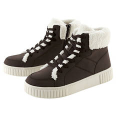 Damen Warmfutter-Sneaker, Braun, 37