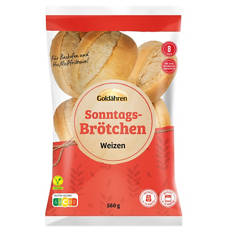 Sonntagsbrötchen 560 g, Weizen