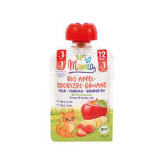Pouch purea gusto mela, fragola e banana