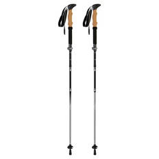 Faltbare Wanderstöcke, schwarz