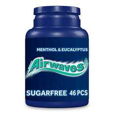 Airwaves Menthol & Eucalyptus Sugarfree Chewing Gum