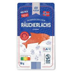Lachs-Vielfalt 90 g, Räucherlachs