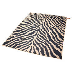 Strandtuch, Zebra, Beige, 170 x 190 cm