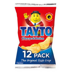 Cheese & Onion Crisps 12 Pack