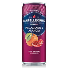 Szénsavas üdítőital, gránátalma-narancs, 0,33 l