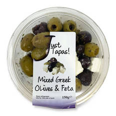 Mixed Greek Olives & Feta