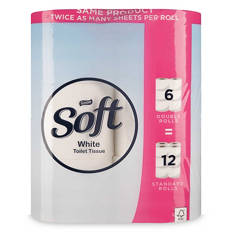 Standard Toilet Paper 6 Pack