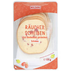 Raeucherscheiben, Schinken