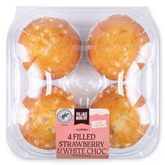 Strawberry & White Chocolate Muffins