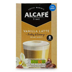 Vanilla Latte Instant Sachets 8 Pack