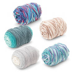 HOME CREATION Regenbogen & Ombre-Garn, Blau Regenbogen