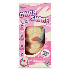 Milkshake Hollows with Straw Strawberry