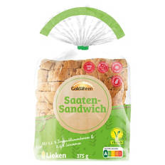Kleiner Sandwichtoast Saaten 375 g