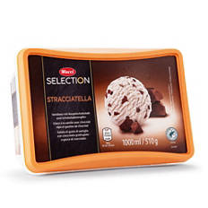 Vaschetta di gelato, stracciatella