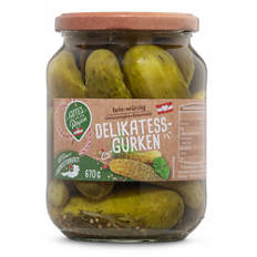 Gurken im Glas, Delikatessgurken