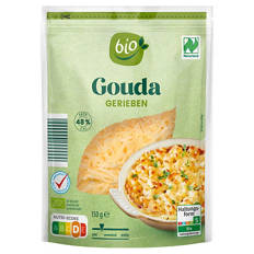 Bio-Reibekäse 150 g, Gouda