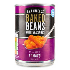Baked Beans with Sausages in a Rich Tomato Sauce