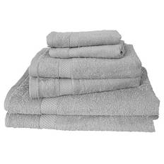 Frottier-Set 6-teilig, Grau