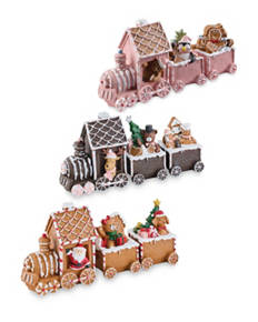 Festive Gingerbread Train