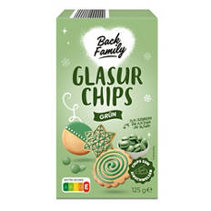 Glasur Chips, grün