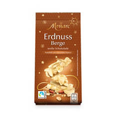 Erdnussberge, Weiße Schokolade