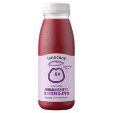 Smoothie 250 ml, Johannisbeere, Erdbeere und Apfel