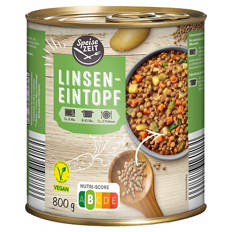 Linseneintopf 800 g, Gemüse