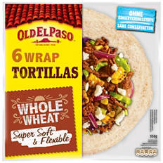 Tortillas au blé complet, wraps
