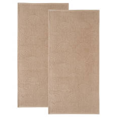 Duschtuch oder Handtücher, Handtuch 2er-Pack, Taupe