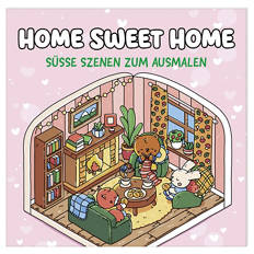 Ausmal-, Zeichnenlern- oder Activity-Buch, Trautes Heim