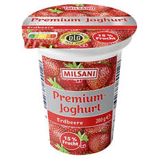 Premium-Joghurt 200 g, Erdbeere