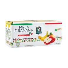 Succo alla mela e banana