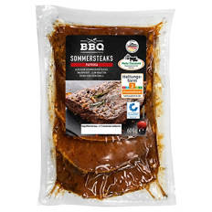 Schweine-Sommersteaks gewürzt 600 g